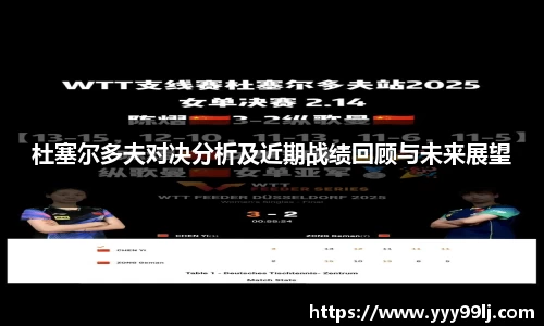 杜塞尔多夫对决分析及近期战绩回顾与未来展望